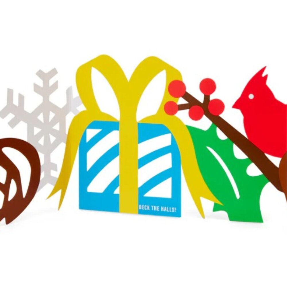 Deck the Halls! Holiday Pop-Up Cards - Set of 8 MoMA